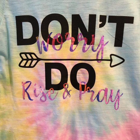 Tie Dye Graphic Tee Shirt, Multi colored, size L & XL - Picture 2 of 4